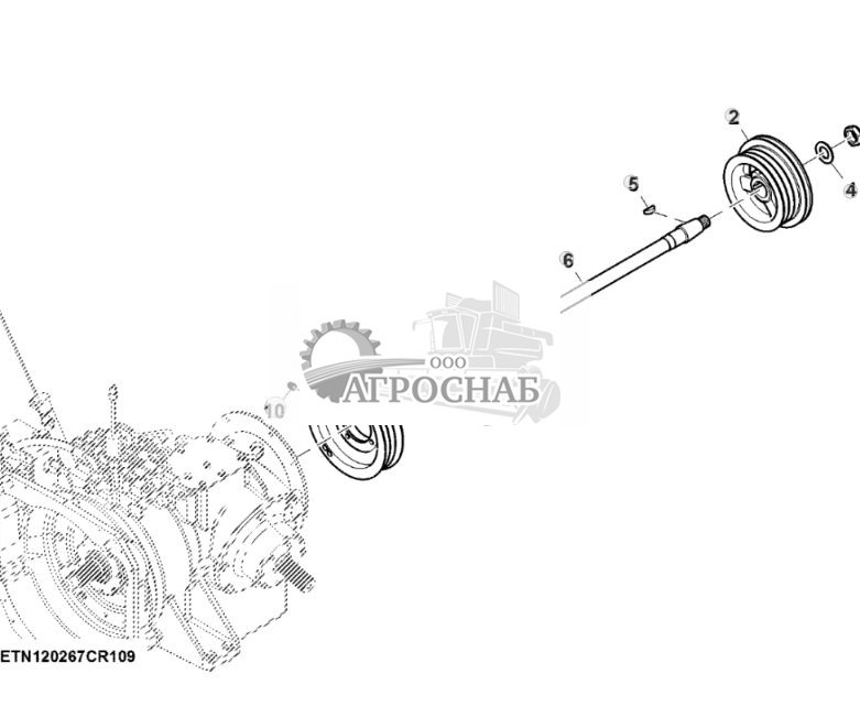 Дифференциал картера коробки передач двигателя, Tier 2 и Final Tier 4 (4 из 4) - ST867468 59.jpg